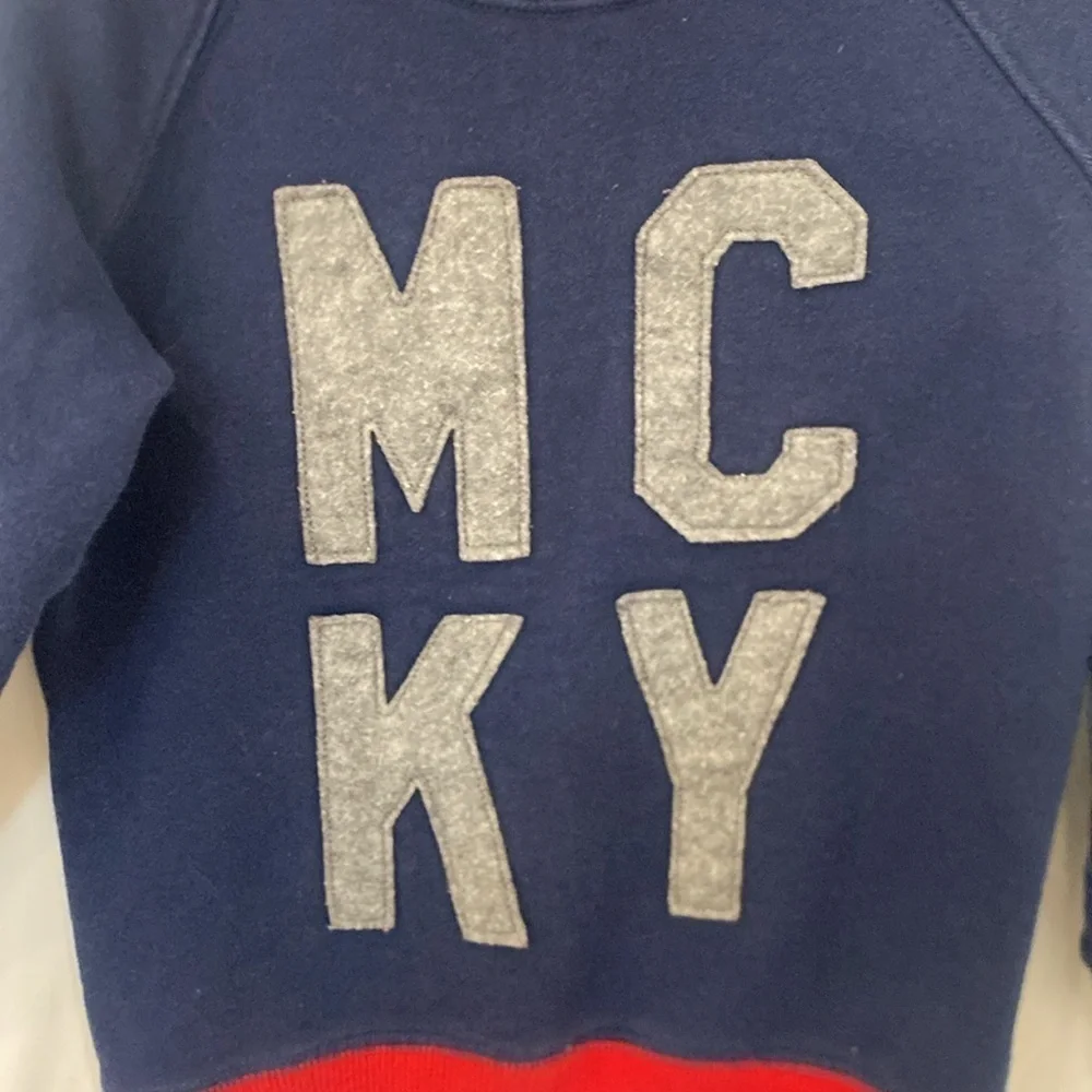 Gap x Disney Youth Size 5 Mickey Mouse Sweatshirt Kids navy blue red